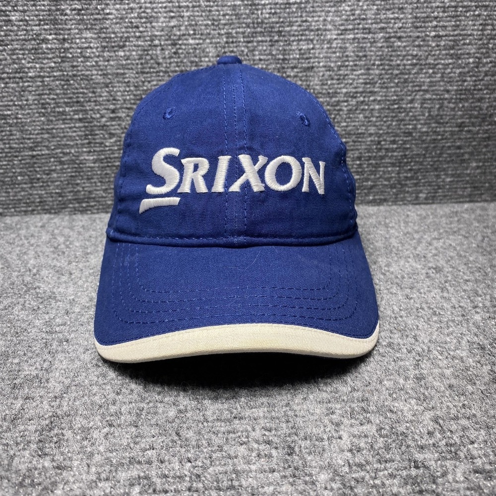 Srixon Golf Hat Adjustable Blue White Embroidered Logo Cap One Size Headwear
